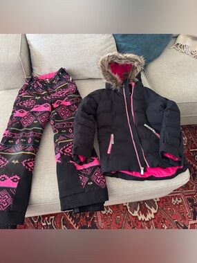 Girls Spyder ski suit size 10